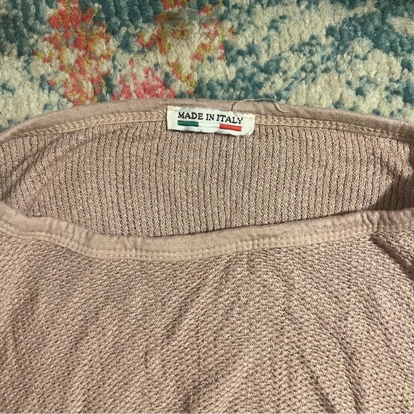 Made In Italy Taupe Oversized Lagenlook Babydoll Top Size undefined - Picture 2 of 4